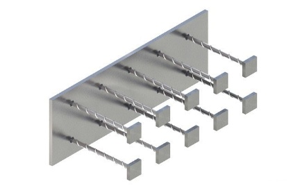 Закладная деталь типа МН127, МН1321